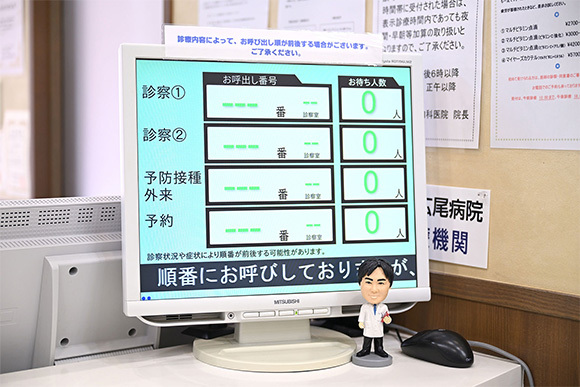 順番がわかるシステム
